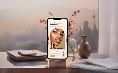 Intelligent Skincare App app beauty connected data design health healthcare interactive interface makeup mobile personalized skin skincare ui wellness