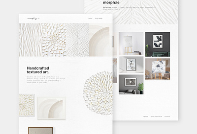 morphie's ART - Webdesign art branding design ui ui design webdesign website