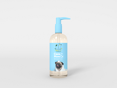 Pet shampoo Mockup package branding design graphic design illustration logo