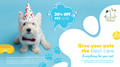 Website banner of pet brand design graphic design illustration vector