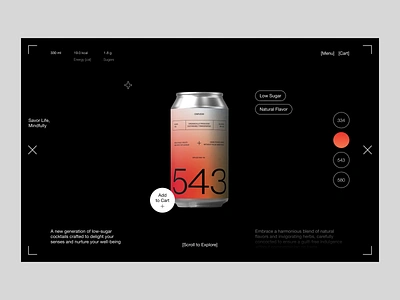 Canned Beverages - Ecommerce Website beverages canned soda design drinks ecommerce landing page maeketplace market online sells shop snacks soda store ui ui ux ux web design webdesign website
