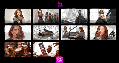 Saudia Sensations ad advertising arabia arabian color commercial film frame gcc gulf ice cream mena middle east movie saudi saudia sensations sketch storyboard