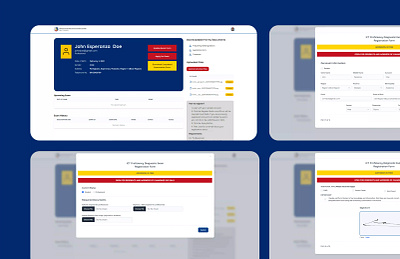 ICT Diagnostic Examination Management System app branding design graphic design illustration logo typography ui ux vector