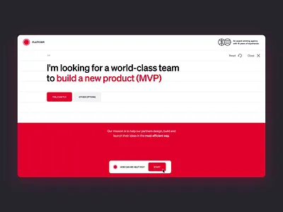 ⭕ PLATFORM - Website Redesign ae after effects animation app branding design logo redesign ui ux website