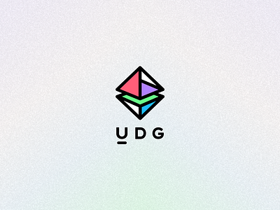 UGD dance crew logo branding graphic design logo typography vector
