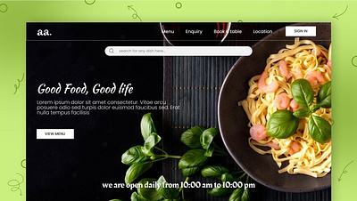 Restaurant Website app appointments branding design illustration logo mobile ui ux website