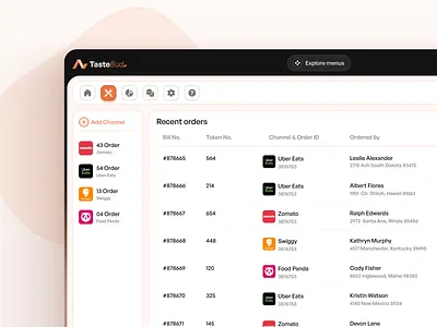 🍔 Food Delivering Dashboard Design 🛵 food delivery app food delivery app ui trending ui design ui