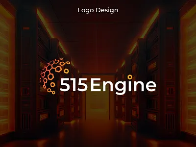 515 Engine - Logo Design abstract abstract logo brand branding clean design clean logo geometry geometry logo gradient logo logo logodesign logos logotype mark minimalist logo modern logo ogo design pattern technology technology logo