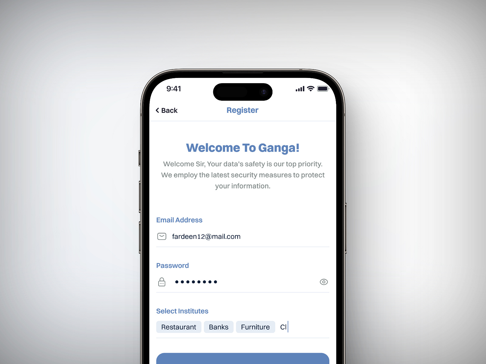 Ganga Mobile App by Fardeen Mirza on Dribbble
