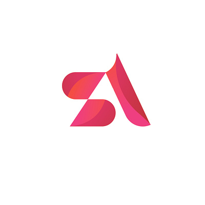 Initial letters "SA" logo for a company named Stellar Adventures branding design graphic design intials logo letters logo minimalist logo s logo sa letter logo
