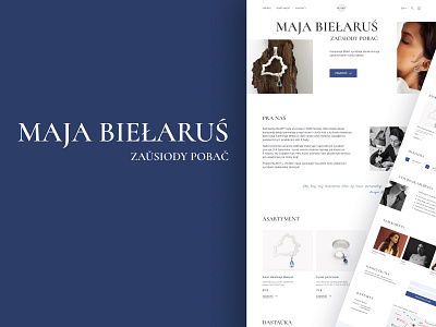 The project of the website about the sale of jewelry ♥ design ui ux