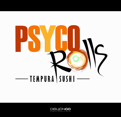 LOGOTIPO PARA PSYCO ROLLS branding design graphic design illustration ilustraciondigital logo typography vector