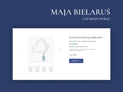 The project of the website about the sale of jewelry ♥ design ui ux