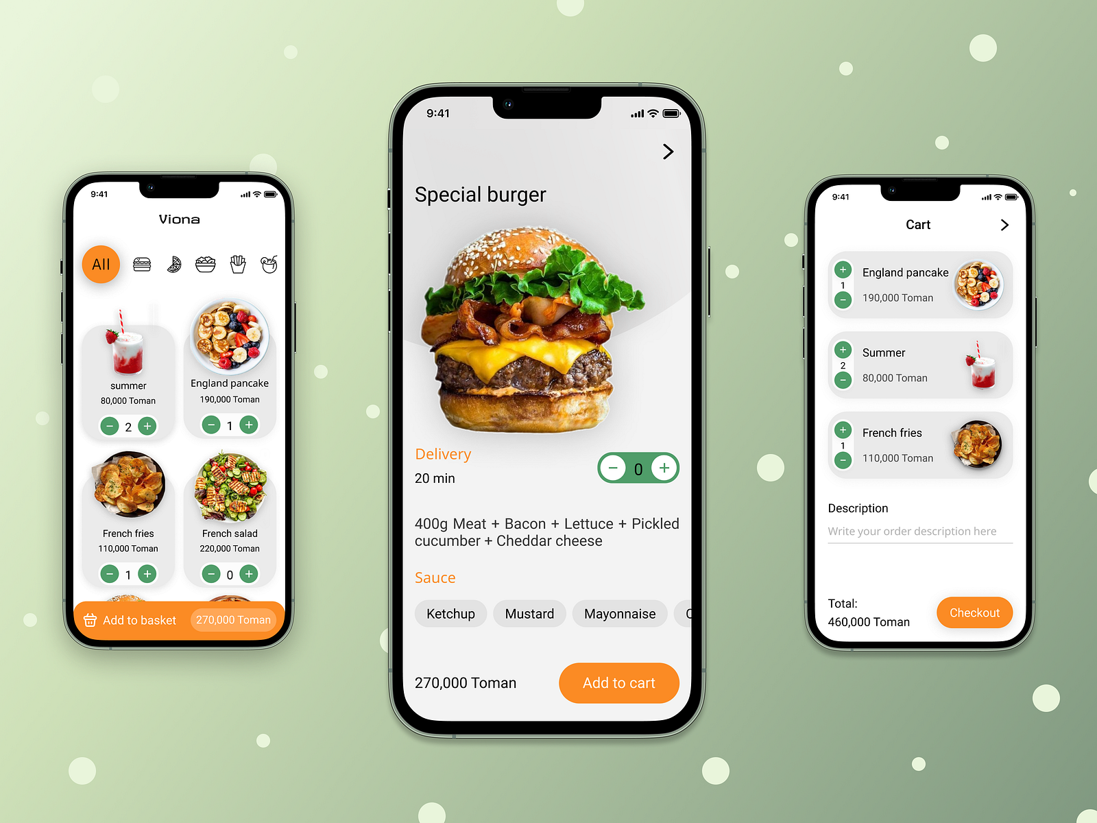 Food Delivery App And Menu By Taraneh On Dribbble