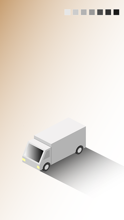 Illustration of mini van design graphic design illustration