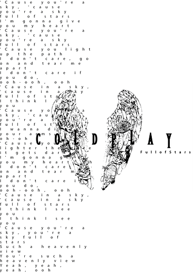 Coldplay love coldplay design graphic design illustration minimal musicalbum typography