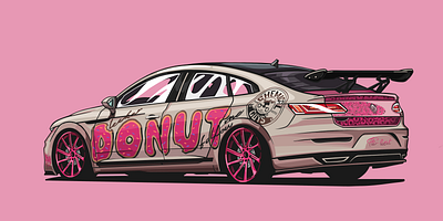Car illustrations branding car design graphic design illustration vector