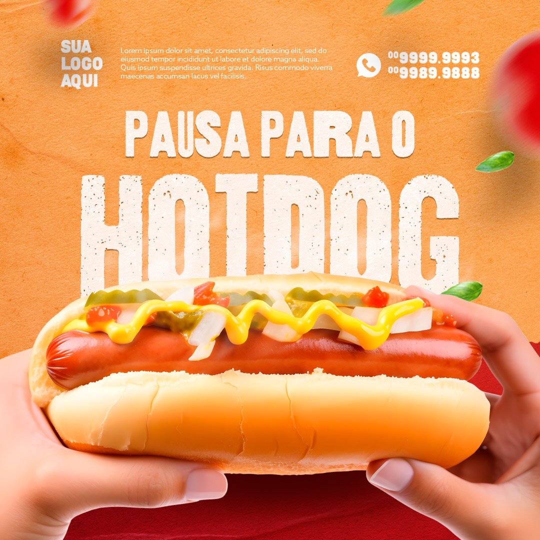 Hot dog posters by Breno Nery on Dribbble