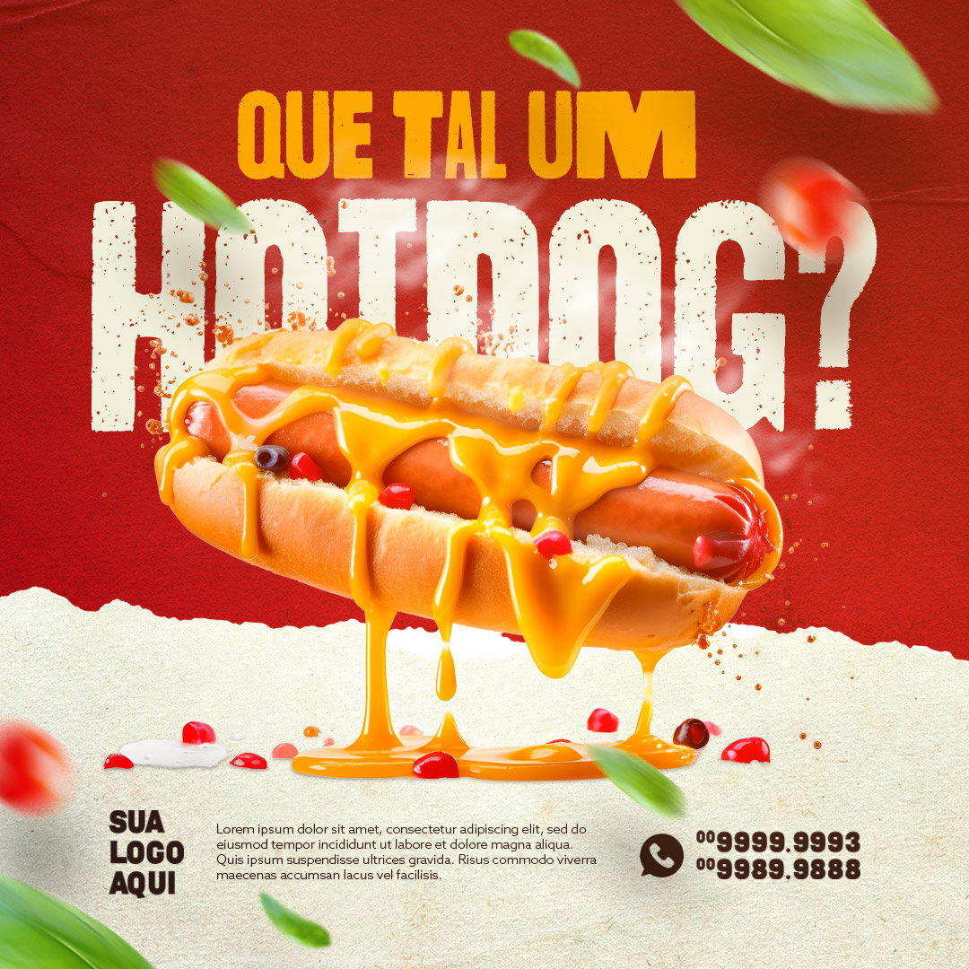 Hot dog posters by Breno Nery on Dribbble