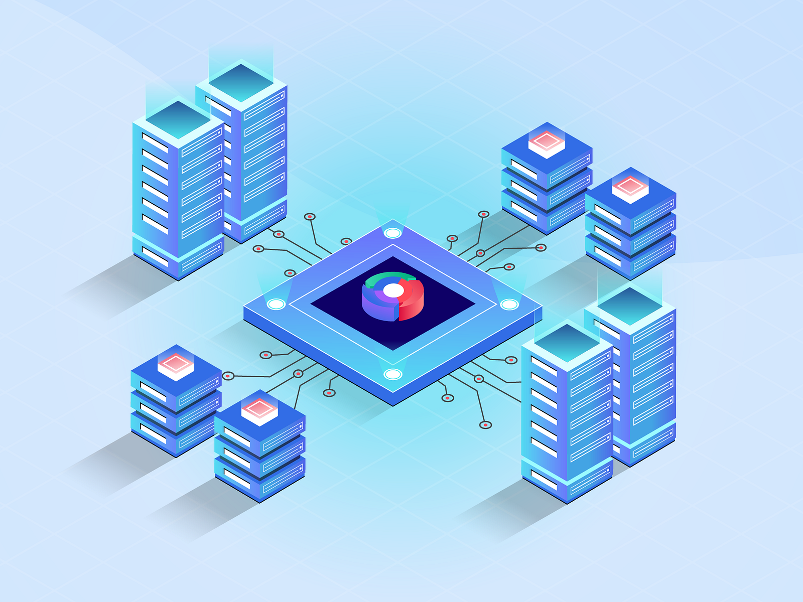 Database Illustration by MotionGility on Dribbble