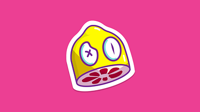 Only Lemons animation branding game icon logo mascot maskot sticker