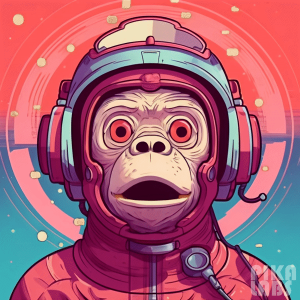 Motion IA 004 | MonkeyBusiness animation animation 2d animation after effects astronaut character design expressions face helmet illustration monkey motion motion design motion graphics space