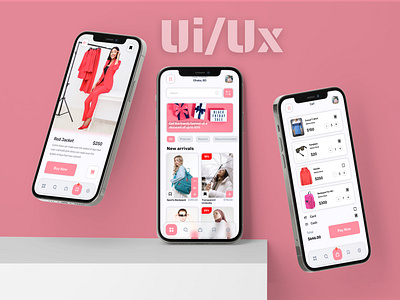 Shopping App - Mobile Ui Design - Ui/Ux app design design figma graphic design mobile ui mobile ui design shpping app ui ui design uidesign uiux uxui