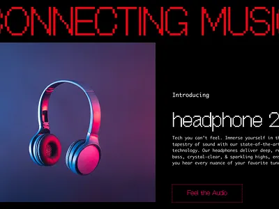 Product Landing Page design landing page nothing productdesign ui