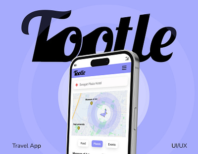 Travel App: Tootle (an app for influencers and city explorers) app app design appdesign brand identity branding cool design figma graphic design illustration logo product software travelapp typography ui uiux user ux vector
