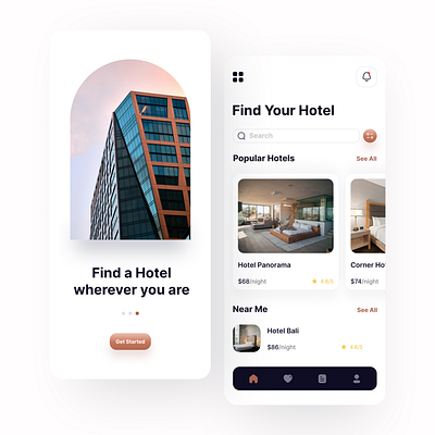 Hotel Booking App hotel mobileapp ui uidesign uxdesign