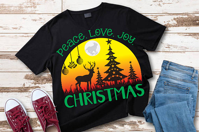 Peace love joy Christmas christmas mug design