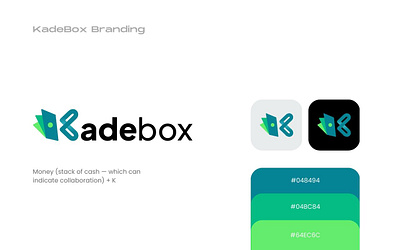 KadeBox Branding branding graphic design logo typography
