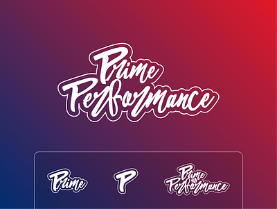 Prime Performance Fitness and Personal Training Logo brand collateral branding design designart graphic design illustration logo vector
