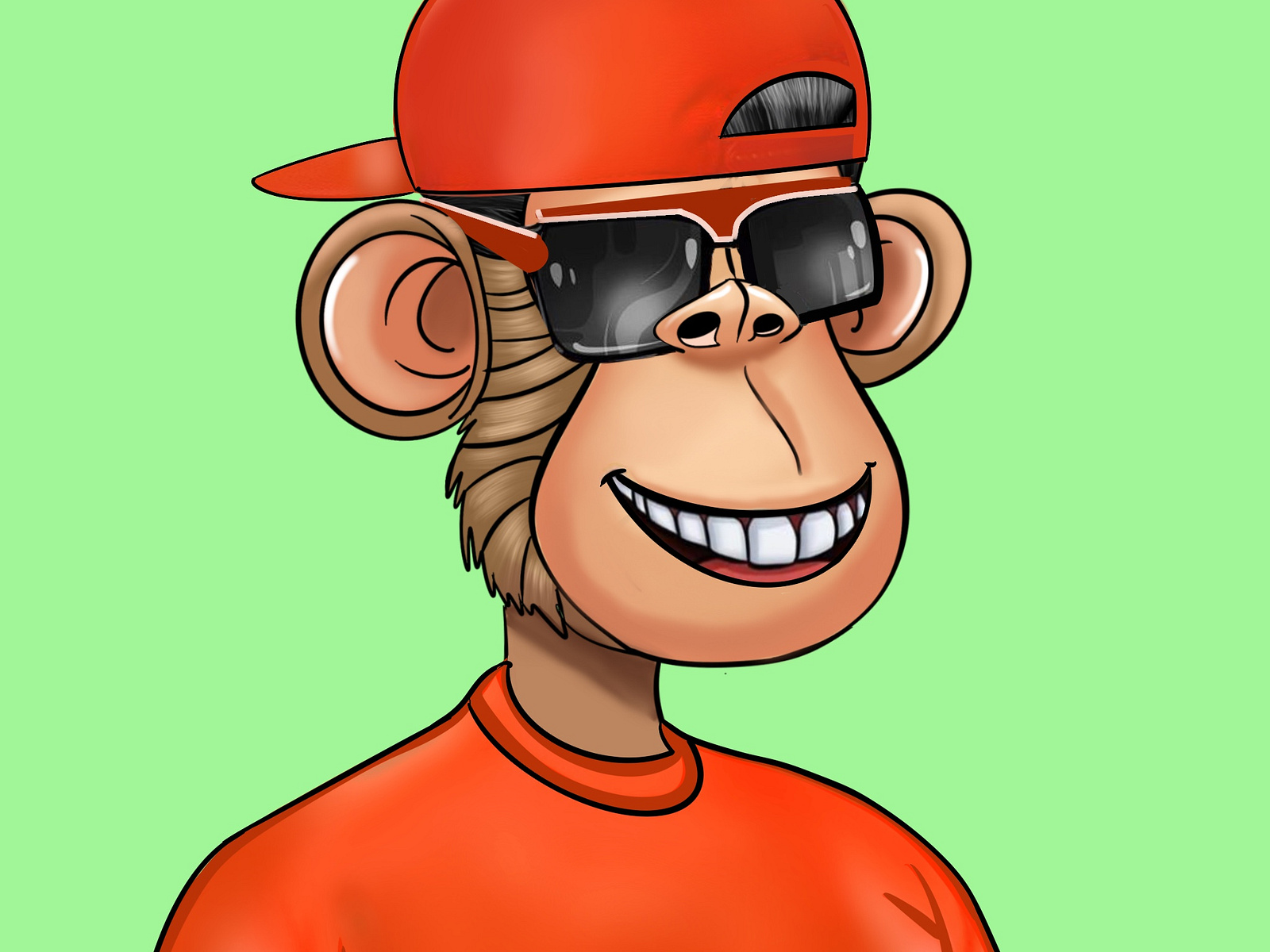 Stylish Apes ! NFT Digital Character Illustration by Graphii on Dribbble