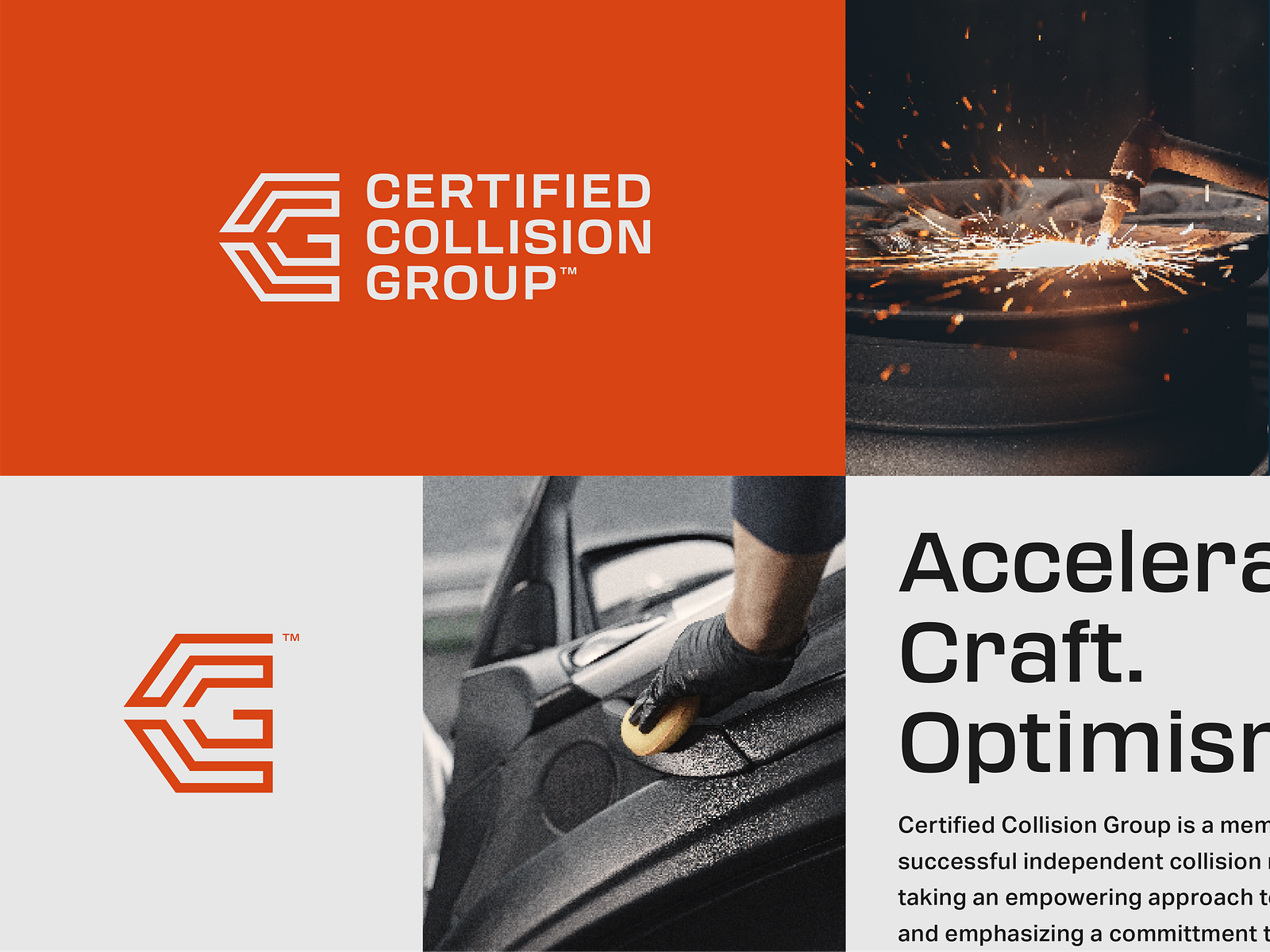 Certified Collision Group Rebranding by Lauren Adams on Dribbble