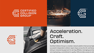 Certified Collision Group Rebranding branding collision repair design graphic design illustration logo rebranding repare shop typography vector