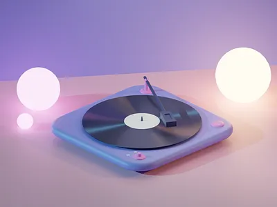 3D Vinyl 3d 3dart animation blender graphic design illustration record vinyl weekend