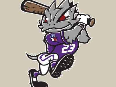 TCU Horned Frog Baseball Logo athletics baseball branding college design graphic design identity illustration logo university