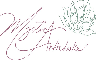 Mystic Artichoke Life Coach Logo branding graphic design illustrator logo