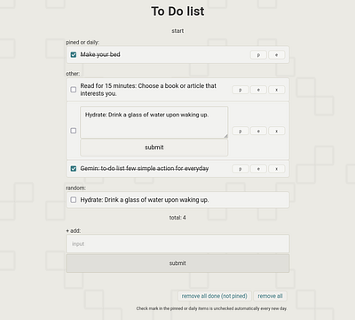 To-do list project css html javascript screenshot ui web aplication web design website