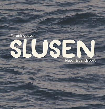 Logo & poster for Foreningsbyen Slusen copenhagen design graphic design illustration logo poster union watersports