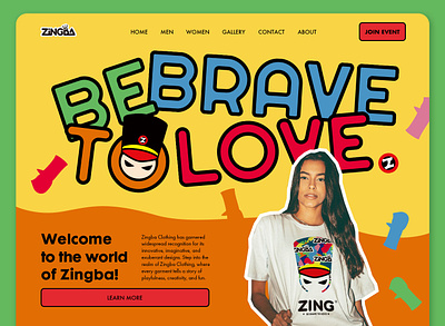Zingba Clothing branding design fashion graphic design illustration logo streetwear t shirt web design