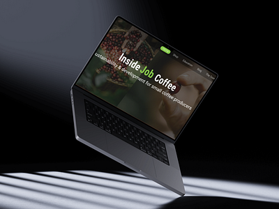 Inside Job Coffee Website digital product human centered design uiux uiux design web design