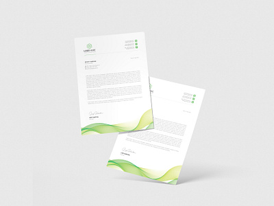 letterhead design template page