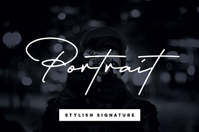 Portrait - A Signature Script app branding design graphic design illustration logo typography ui ux vector