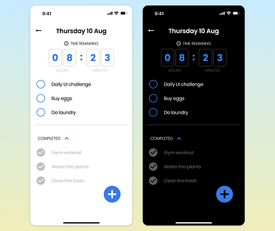 To-Do List: Daily UI 042 app dailyui design ui ux