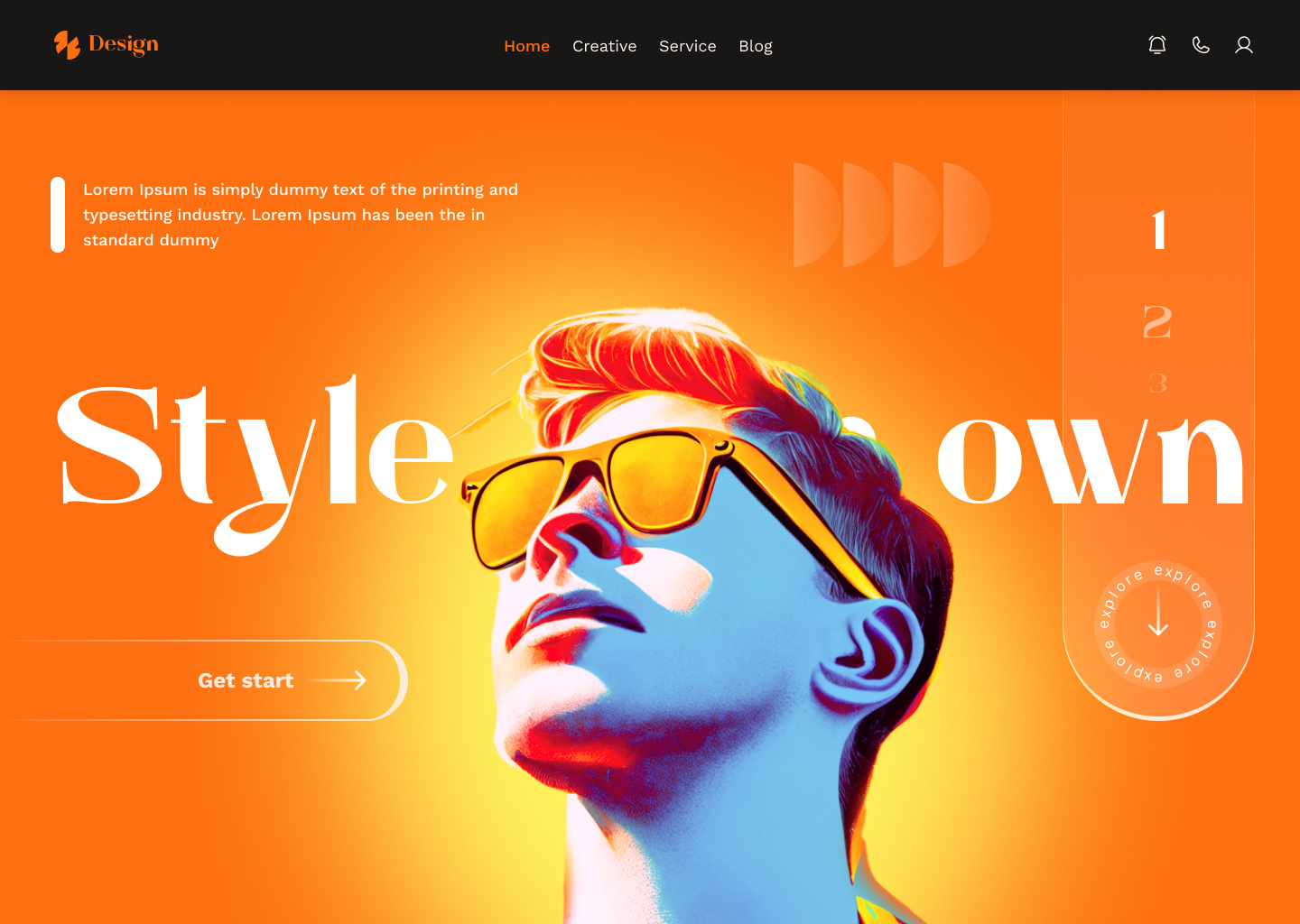 Modern UI Design by Mostafizur Rahaman on Dribbble