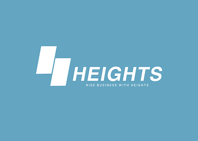 Heights Branding brand guidelines brand identity branding business logo design graphic design heights illustration logo vector