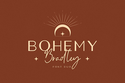 Bohemy Font Duo app branding design graphic design illustration logo typography ui ux vector