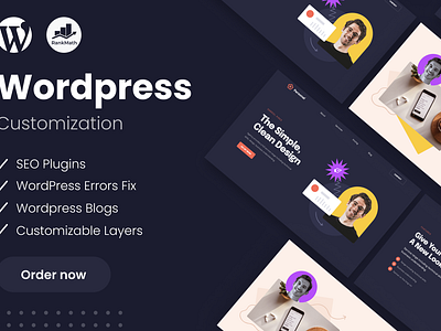 Wordpress website thumbnail ui design uiux